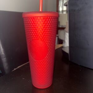 Red Studded Starbucks Tumbler